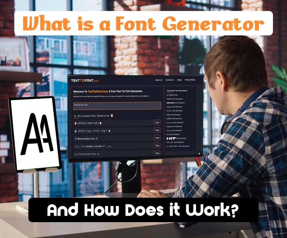 What is a Font Generator and How Does it Work?