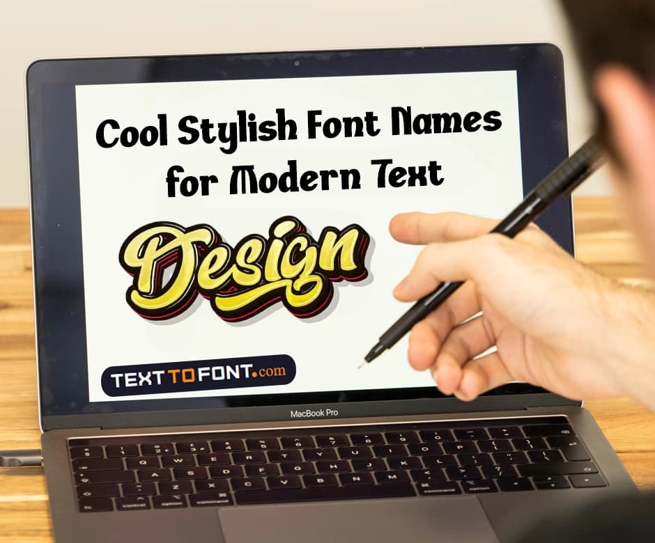 Cool Stylish Font Names for Modern Text Design Ideas