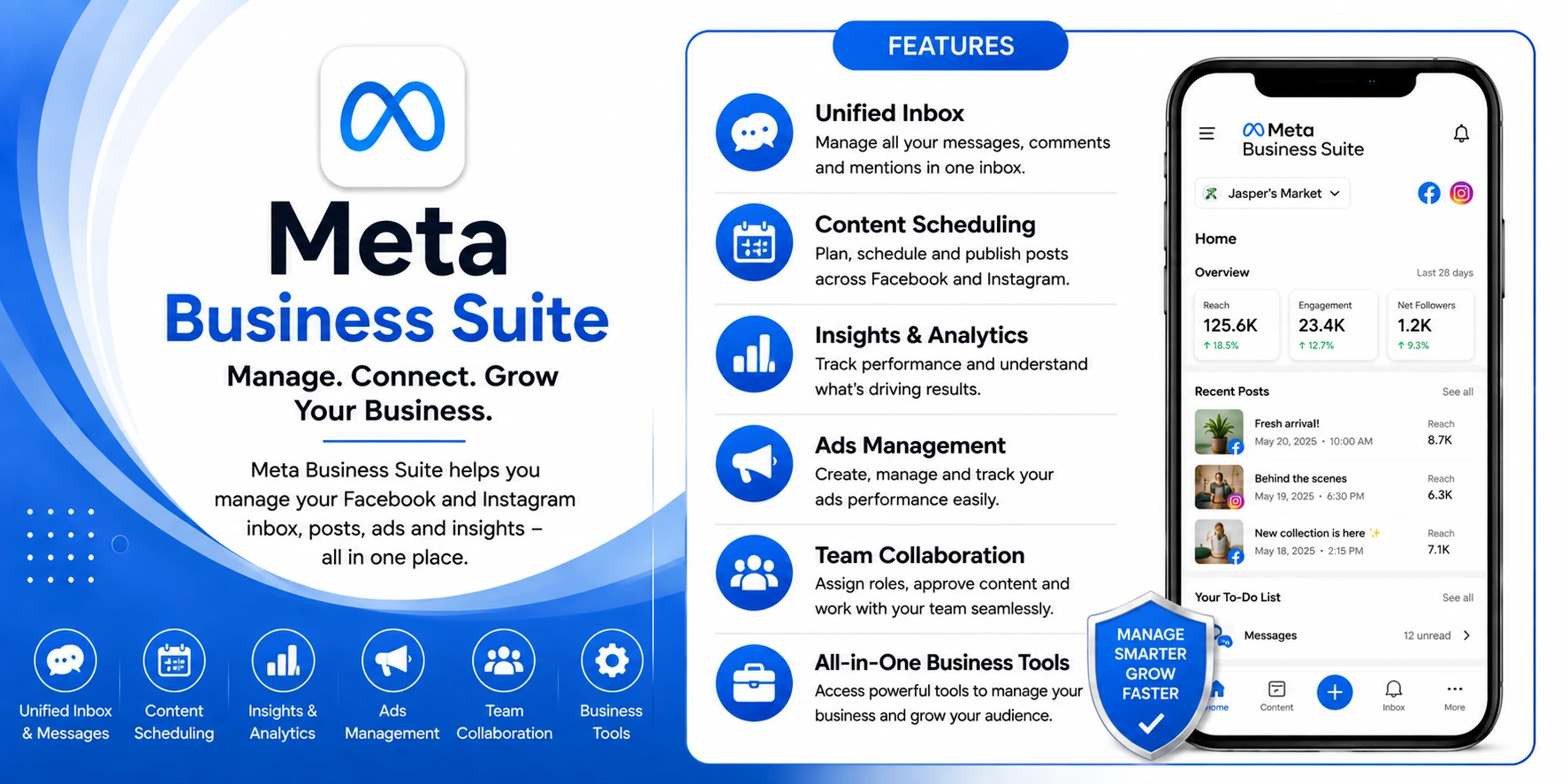 Meta Business Suite social media management tools
