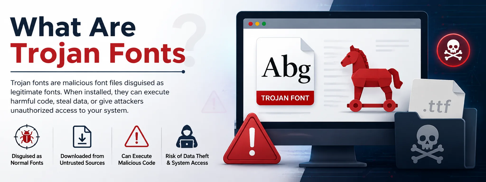 What are Trojan Fonts