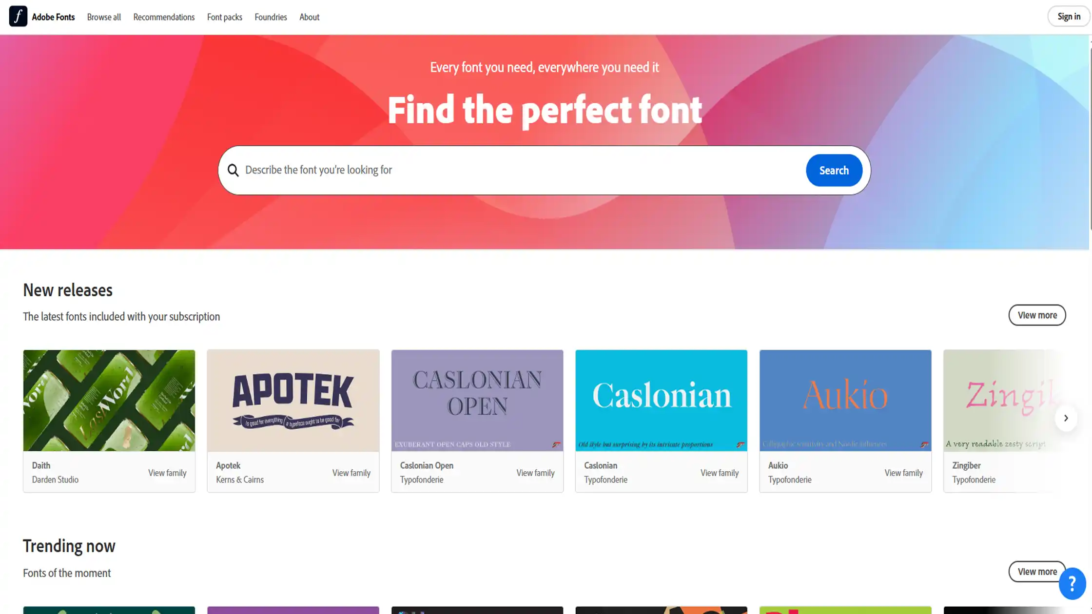 Adobe Fonts