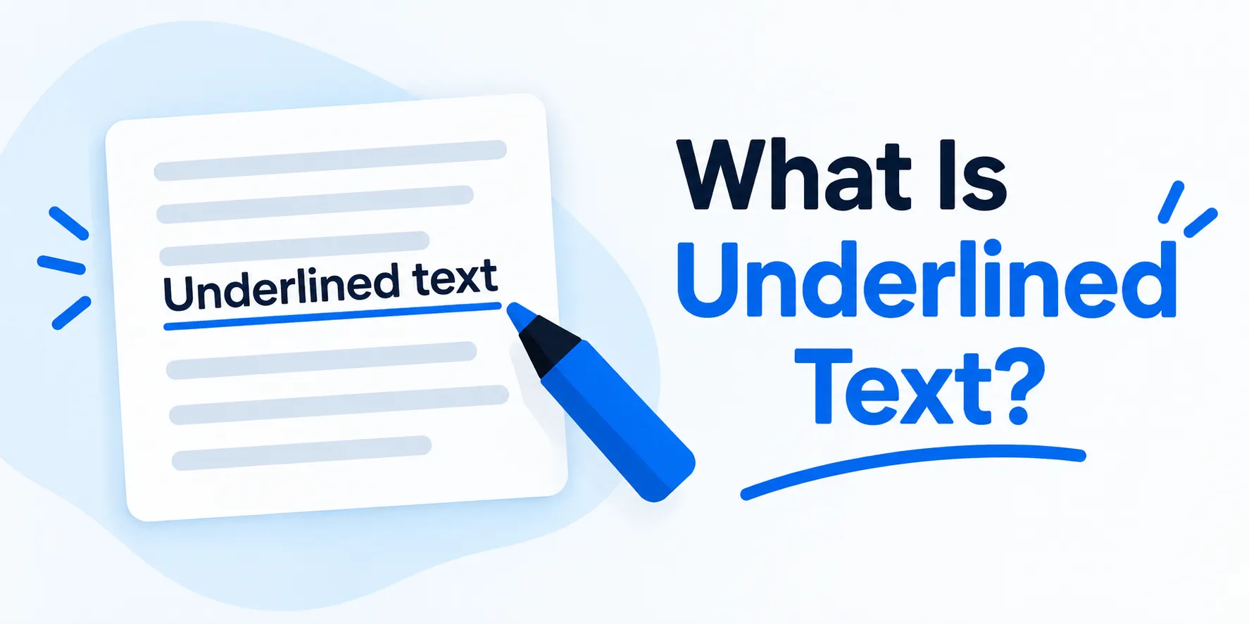 What Is Underlined Text